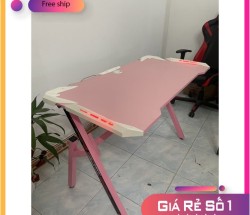 Bàn Gaming R1 Pro màu hồng
