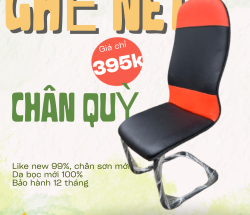 GHẾ LIKE NEW THANH LÝ