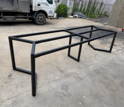BÀN HỌP LỚN 120x3m CHÂN SẮT TẠO KIỂU